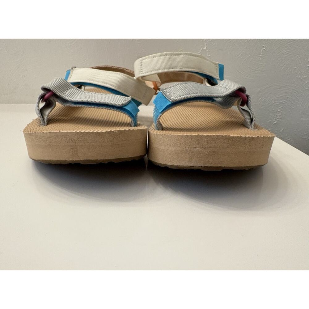 Teva Midform Universal Sandals Women’s 8 Slingback Comfort 1090969 Gray White - Picture 4 of 9